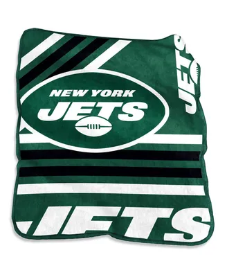 New York Jets 50'' x 60'' Plush Raschel Throw