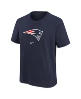 Preschool Boys and Girls Nike Navy New England Patriots Team Wordmark T-shirt