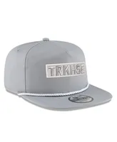 Men's New Era Gray Trackhouse Racing Golfer Snapback Adjustable Hat