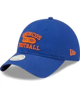 Women's New Era Royal Denver Broncos Formed 9TWENTY Adjustable Hat