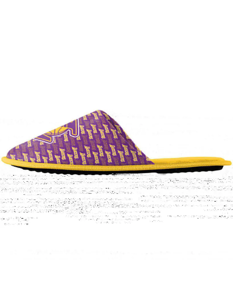 Youth Boys and Girls Foco Los Angeles Lakers Team Scuff Slippers