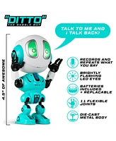 Force1 Ditto Mini Voice Changer Robot Toy for Kids - Blue