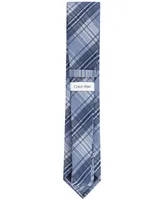 Calvin Klein Men's Denim Plaid Tie