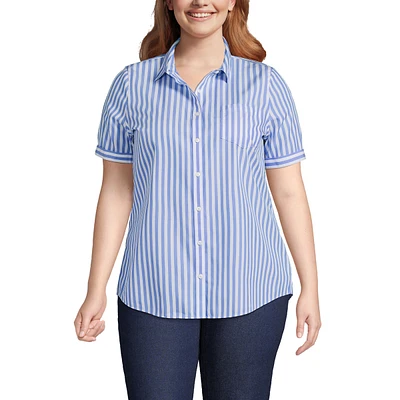 Lands' End Plus Wrinkle Free No Iron Shirt