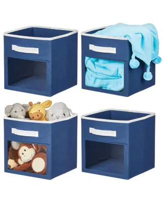 mDesign Kids Fabric Storage Organizer Cube - 4 Pack