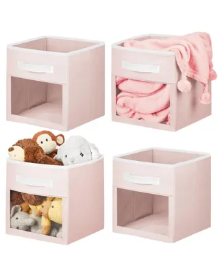 mDesign Kids Fabric Storage Organizer Cube - 4 Pack