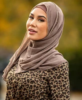 Urban Modesty Rhinestone-Embellished Chiffon Hijab