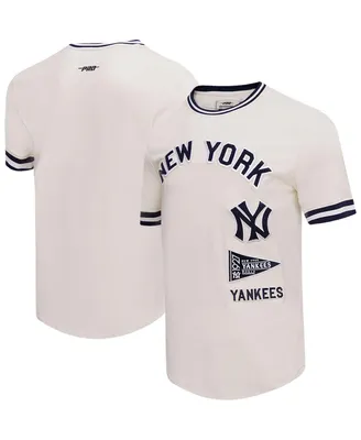 Men's Pro Standard Cream New York Yankees Cooperstown Collection Retro Classic T-shirt