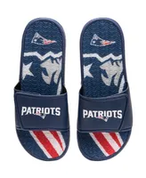 Youth Boys and Girls Foco New England Patriots Gel Slide Sandals