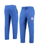 Men's Royal New York Giants Starter Option Run Sweatpants