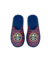 Youth Boys and Girls Foco Denver Nuggets Scuff Wordmark Slide Slippers