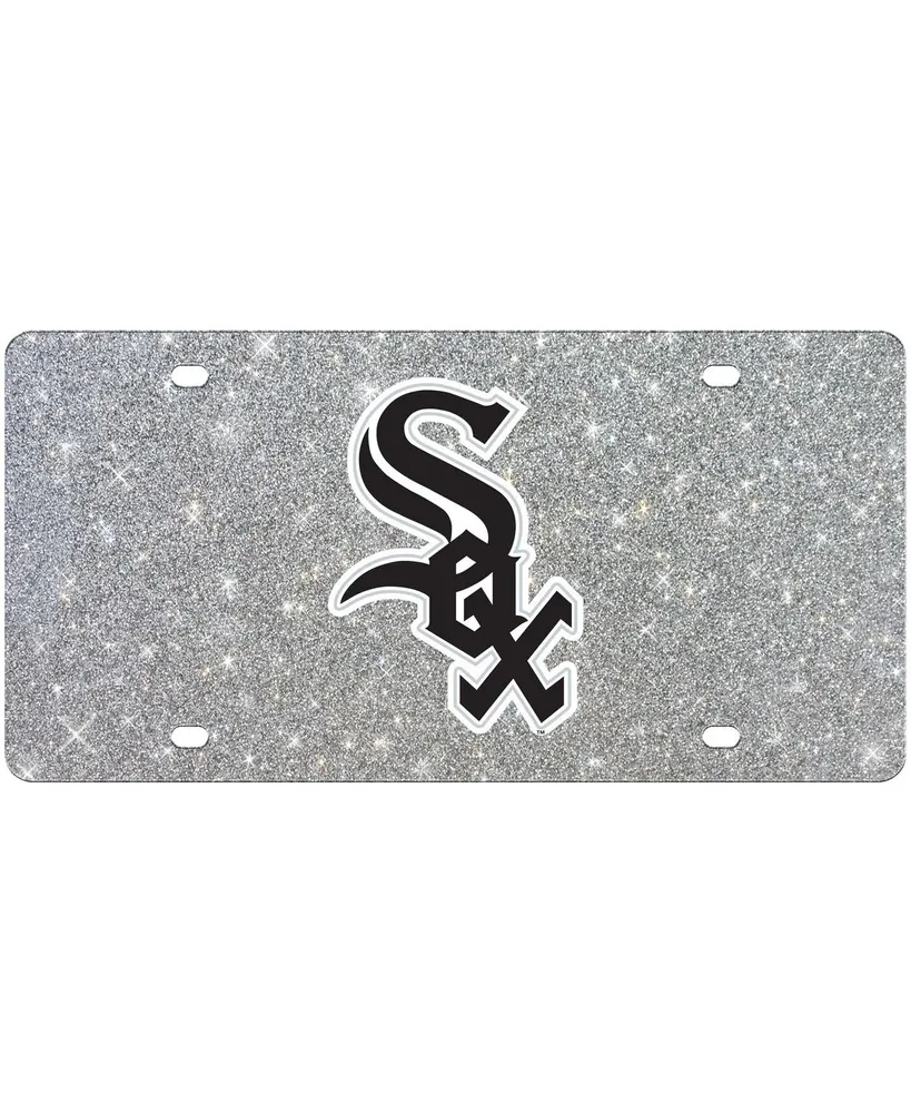 Wincraft Chicago White Sox Acrylic Glitter License Plate