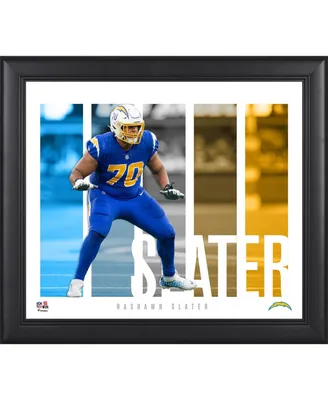 Rashawn Slater Los Angeles Chargers Framed 15'' x 17'' x 1'' Player Panel Collage