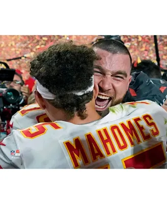 Travis Kelce and Patrick Mahomes Kansas City Chiefs Unsigned Super Bowl Lvii Champions Celebration 11" x 14" Photograph