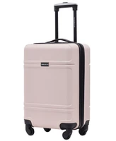 Travelers Club Skyline Collection 20" Rolling Carry-On with 360 Degree 4-Wheel System