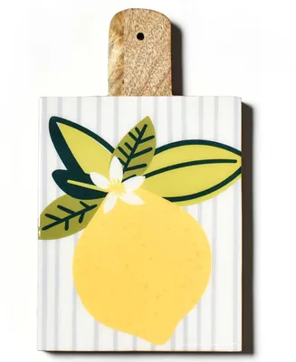Coton Colors Lemon Wood Small Rectangle Board 10''