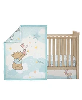 Bedtime Originals Disney Baby Starlight Pooh 3-Piece Blue Nursery Crib Bedding Set