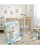 Bedtime Originals Disney Baby Starlight Pooh 3-Piece Blue Nursery Crib Bedding Set