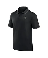 Men's Fanatics Signature Black Chicago White Sox Pique Polo Shirt