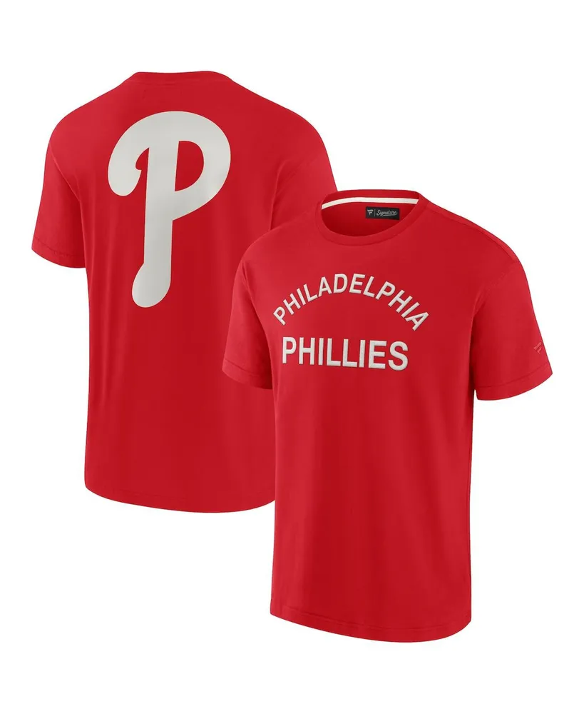 Philadelphia Phillies Fanatics Signature Unisex Super Soft Long Sleeve  T-Shirt - Gray