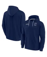 Men's and Women's Fanatics Signature Navy Cleveland Guardians Super Soft Fleece Pullover Hoodie