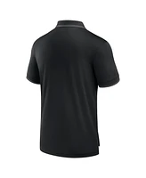 Men's Fanatics Signature Black Minnesota Vikings Pique Polo Shirt