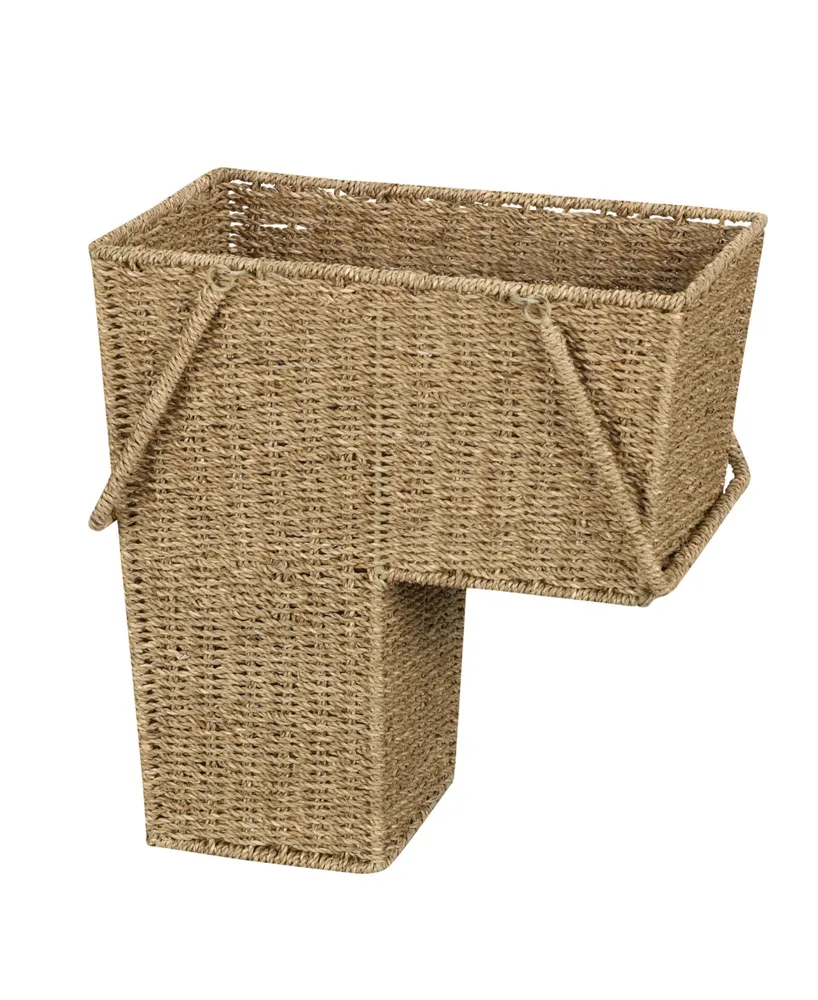 Stairstep Basket Seagrass