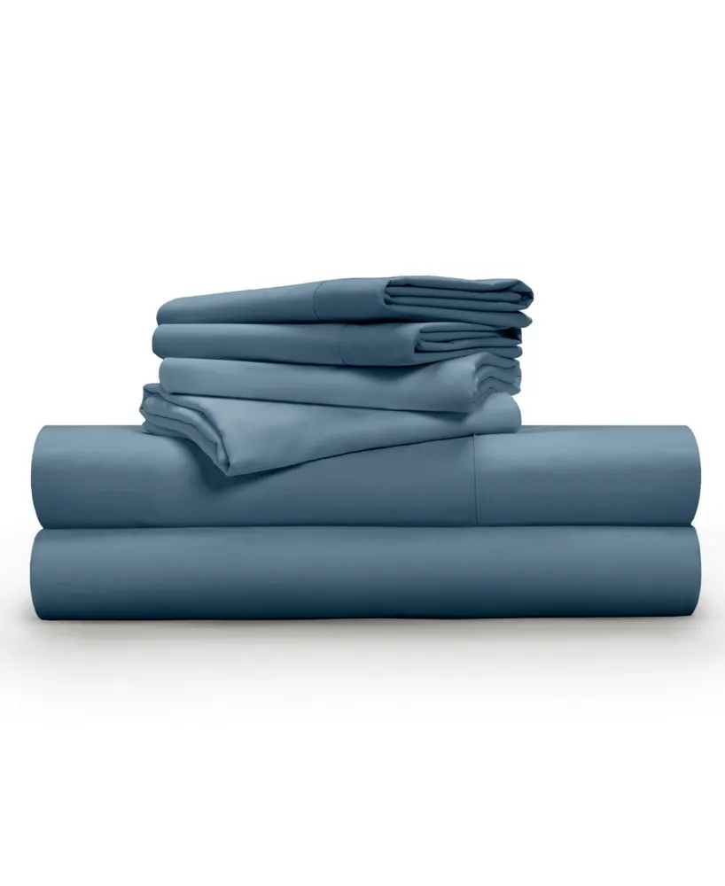 Pillow Guy 600 Thread Count Luxe Soft & Smooth 6 piece Sheet Set