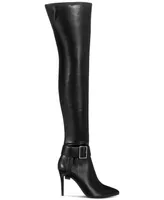 Aaj By Aminah Ayida Pointed-Toe Over-The-Knee Boots