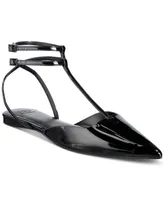 Aaj By Aminah Kaia Pointed-Toe Strappy Flats