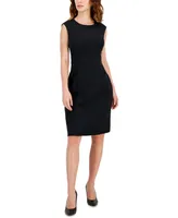 Kasper Women's Sleeveless Princess-Seam Sheath Dress