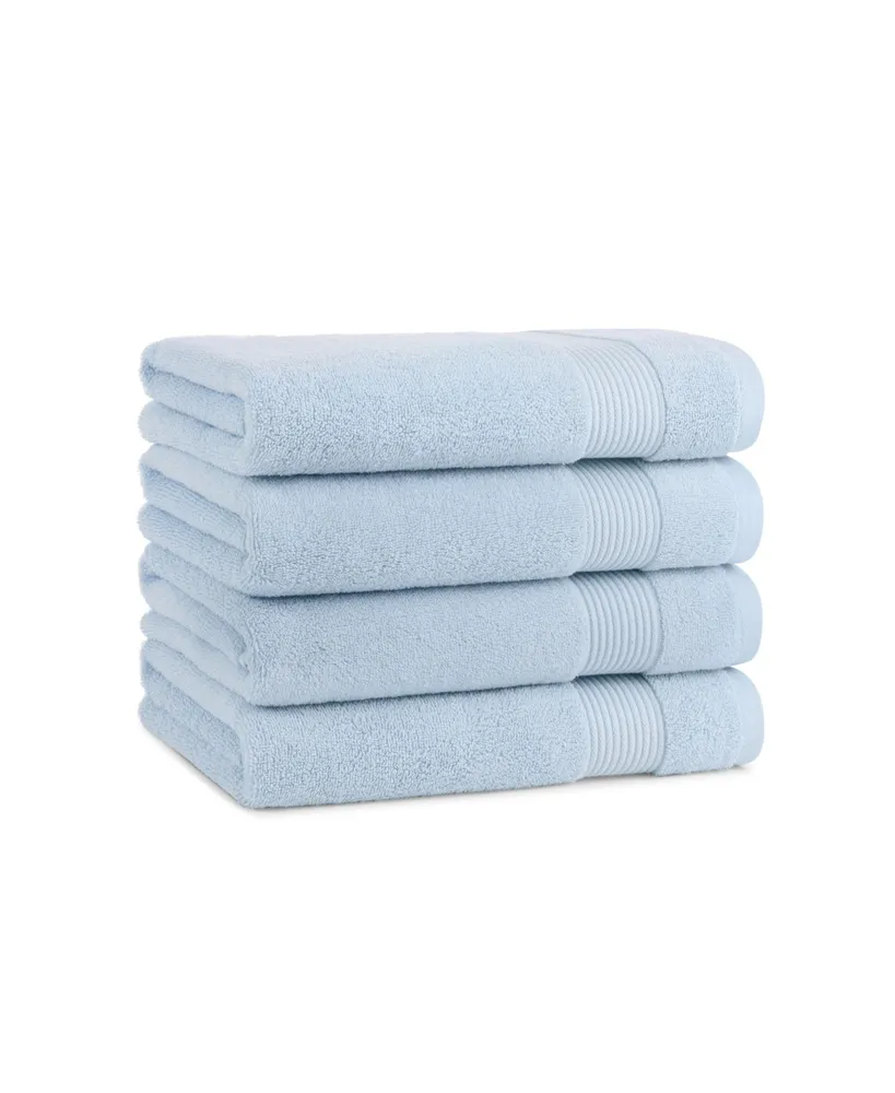 Arkwright Home Host and Bath Towels (4 Pack), Solid Color Options, 27x54 in, Double Stitched Edges, 600 Gsm, Soft Ringspun Cotton