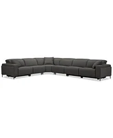 Closeout Adney Fabric Sectional Collection Created For Macys