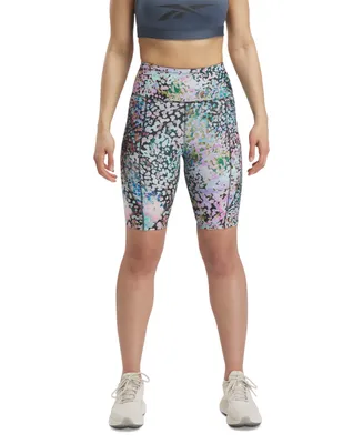 Reebok Women's Lux Bold Modern Safari High-Rise Shorts