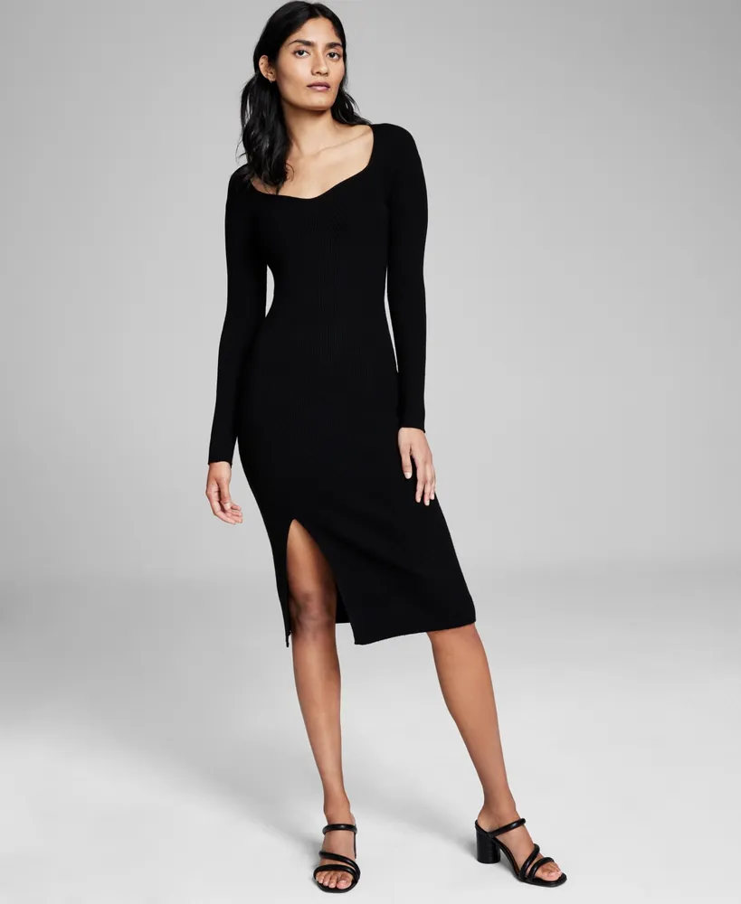 And Now This Women's Sweetheart-Neck Sweater Dress