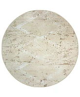 Closeout! Km Home Davide 5'3" x Round Area Rug