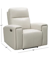 Kelly Leather Power Recliner with Power Headrest