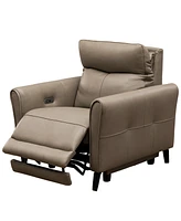 Orly Leather Power Recliner with Power Headrest