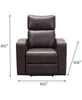 Madison Power Theater Recliner with Power Adjustable Headrest