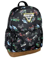 Monster Jam Trucks Dragon Zombie Grave Digger Megalodon All Over Print Backpack