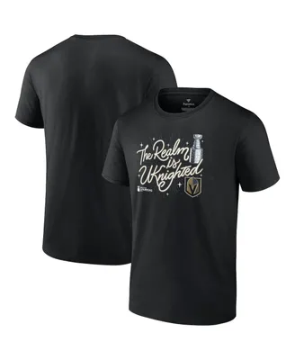 Men's Fanatics Black Vegas Golden Knights 2023 Stanley Cup Champions Big and Tall Celebration T-shirt