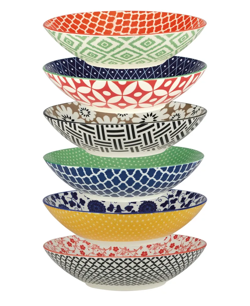 Certified International Soho Set of 6 Dinner Bowls