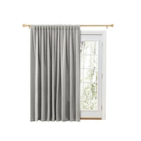 Ricardo Grand Pointe Rod Pocket Patio Curtain Panel w/Back Tabs & Wand 110"W x 84"L