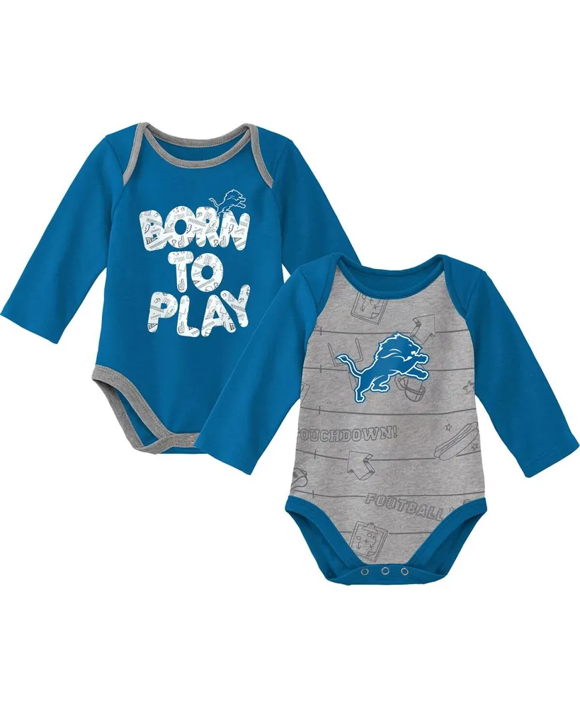 Newborn & Infant Toronto Blue Jays Royal/White/Heathered Gray Minor League  Player - Three-Pack Bodysuit Set