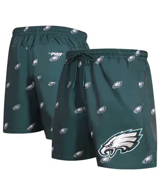 Men's Pro Standard Midnight Green Philadelphia Eagles Allover Print Mini Logo Shorts