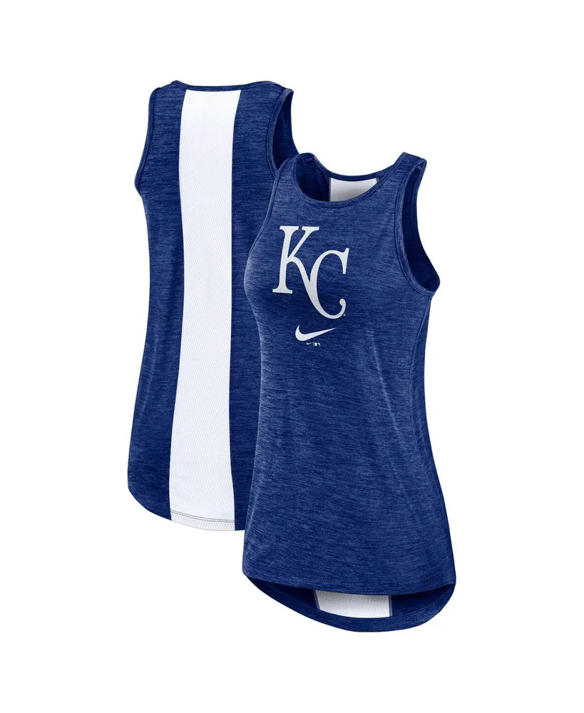 Women's Nike Royal Kansas City Royals Right Mix High Neck Tank Top