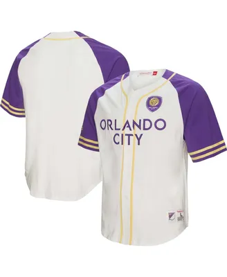 Men's Mitchell & Ness White Orlando City Sc Practice Day Jersey