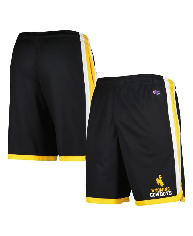 Men's Champion Black Wyoming Cowboys Basketball Shorts