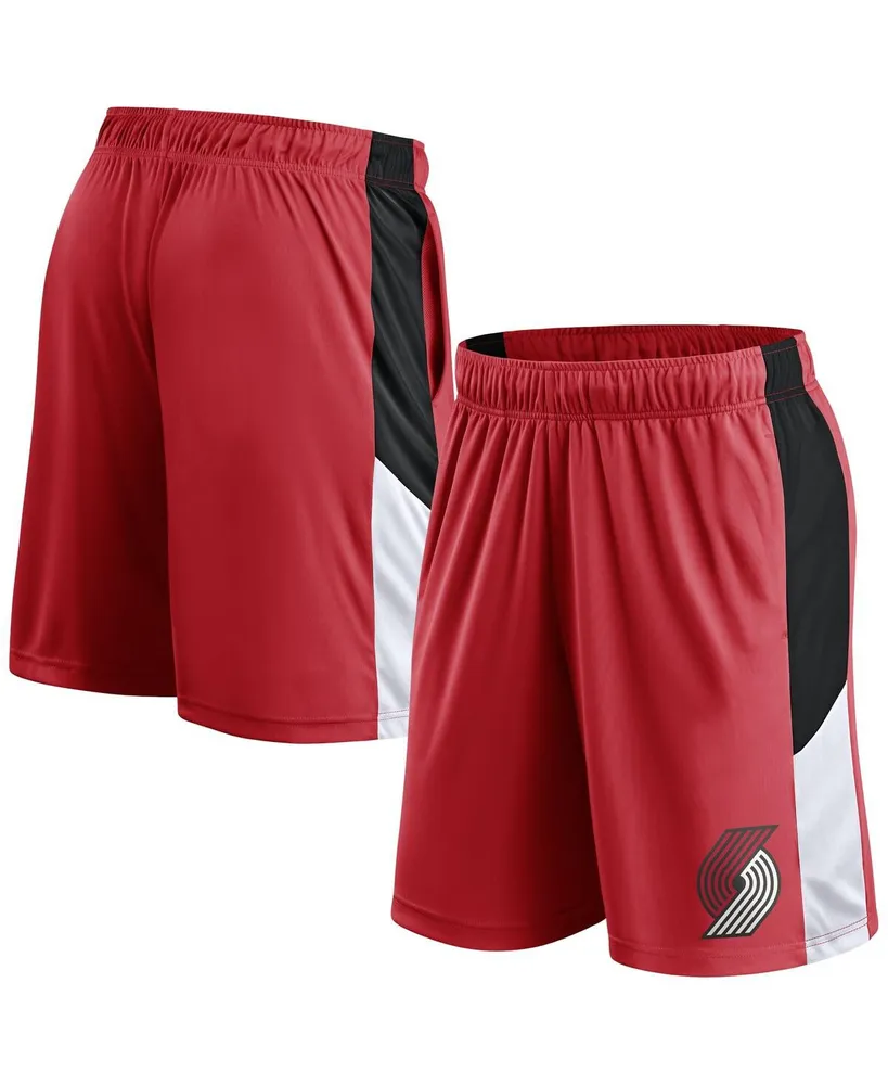 Men's Fanatics Red Portland Trail Blazers Practice Performance Shorts