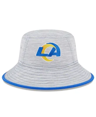 Men's New Era Gray Los Angeles Rams Game Bucket Hat